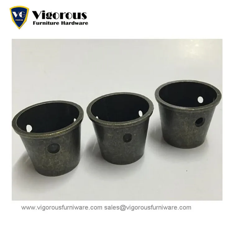 Chrome table leg ferrules ferrules furniture tip for chairs