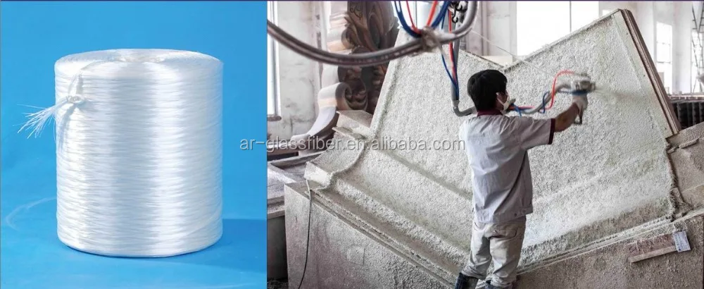 AR Fiberglass Roving ZrO2 16.5% for Decorative concrete reinforcement