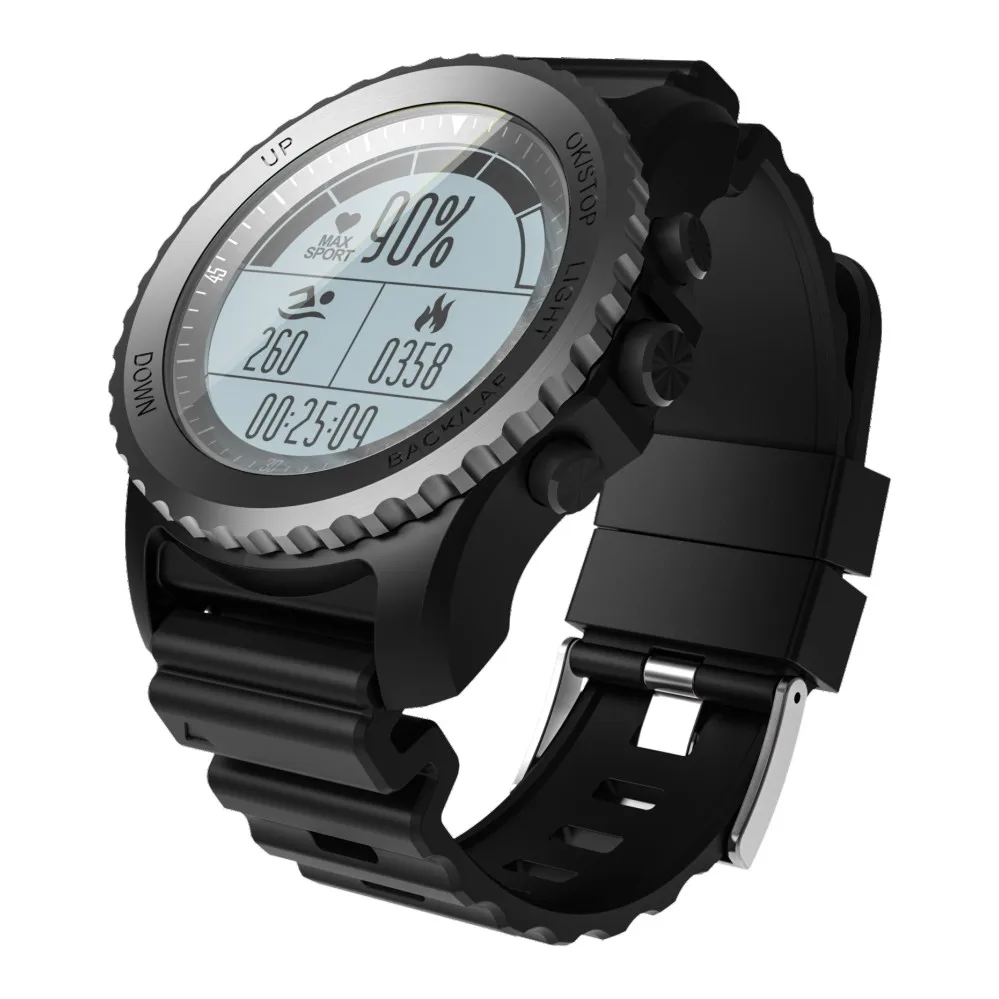 Спортивные Смарт часы DFS968 с GPS, пульсометром, Профессиональные Водонепроницаемые часы (60836689361)