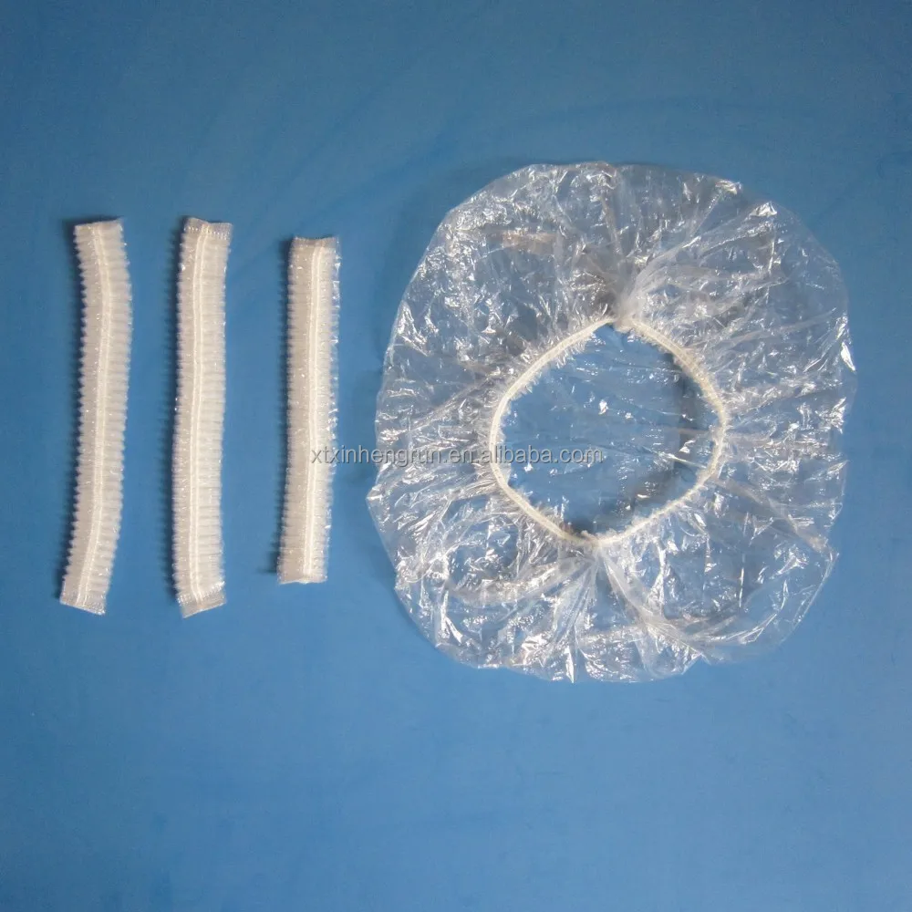 Китай, оптовая продажа, Одноразовая полиэтиленовая пластиковая шапочка для душа