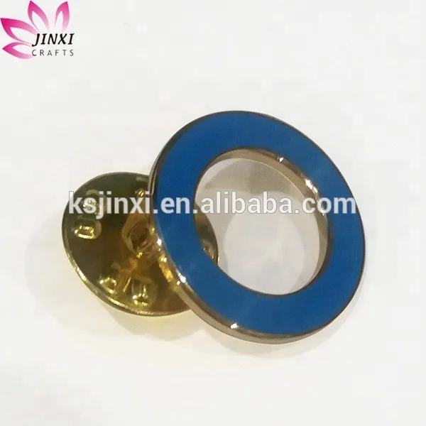 
Metal circle World Diabetes Day blue circle pin badge,Blue Circle Diabetes Pin 