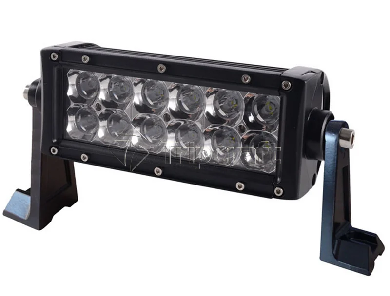 36w 4D LED OFFROAD LIGHT BAR 12V 24V 4x4 Truck Motorcycle Boat Tractor 12LED 3W Chip led work light