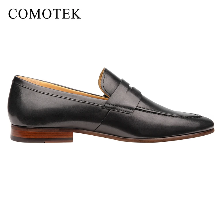  Гуанчжоу HONGJIA COMOTEK бренд под заказ мягкая резиновая подошва мужская кожаная обувь