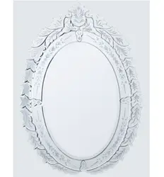 hot sale Venetian style etching pattern infinity wall mirror
