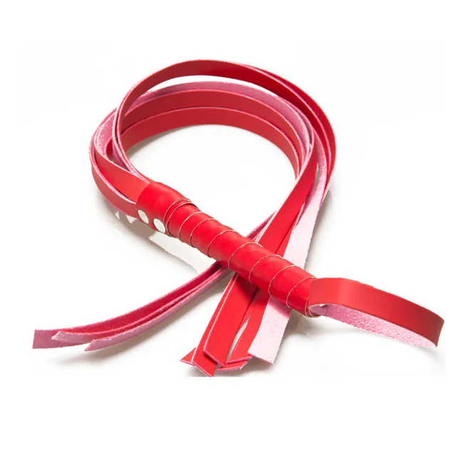 PU Leather Bondage Restraint Whip And Erotic Toys For Couples Spanking Paddle