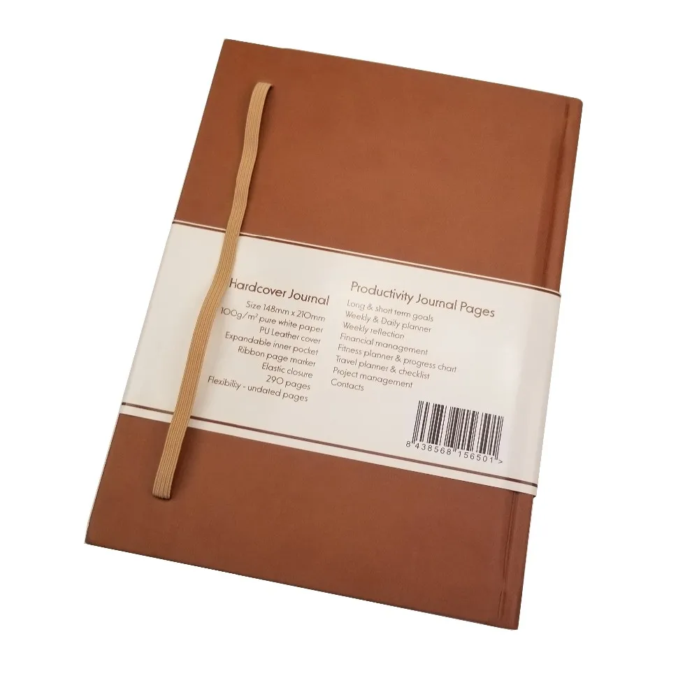 Moleskin fabric hardcover notebook /custom journal printing