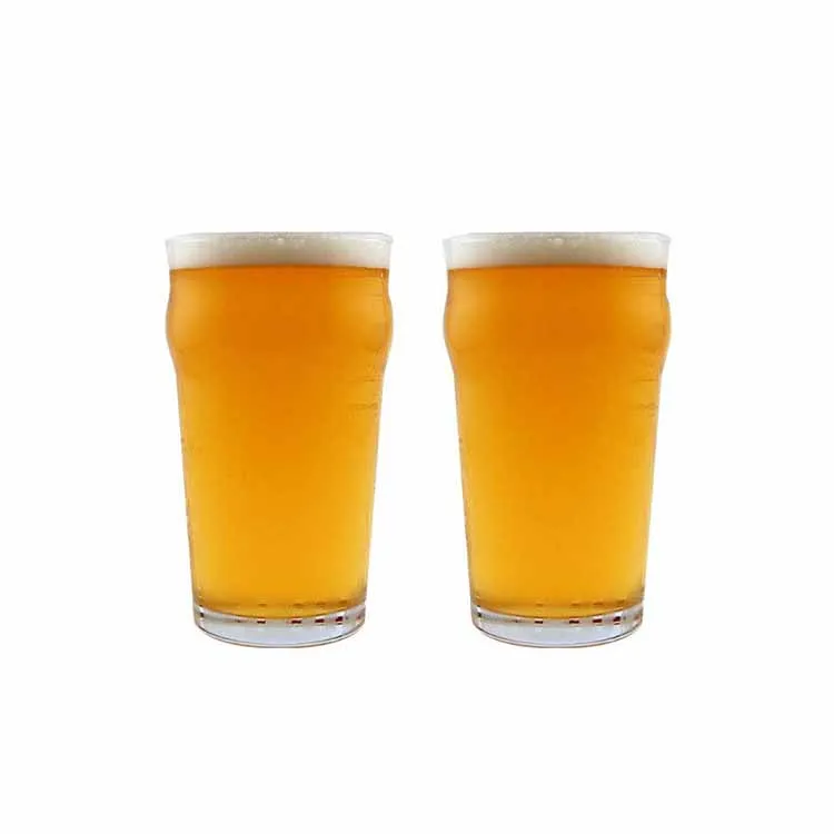 16oz drinking glass cup water wholesale custom beer pint glasses with logo printing