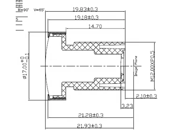 Intelligent auxiliary drive track offset and ranging lens super wide lens for digital products
