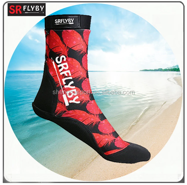 High cut new design Neoprene sandy socks non-slip boots waterproof shoes