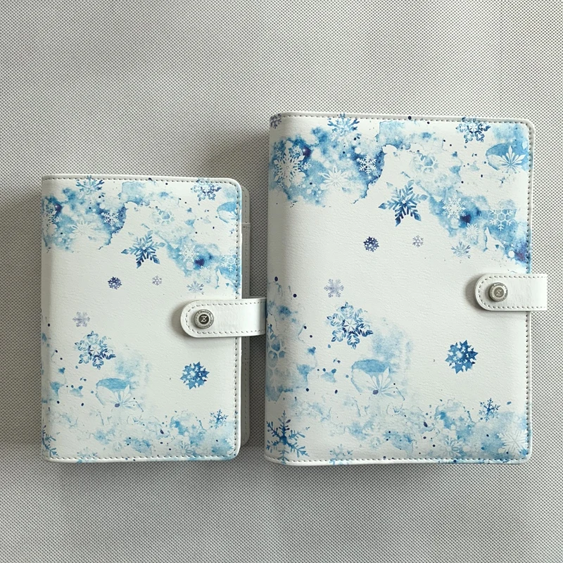 Ring PU Leather A5 / A6 Planner Binder Sakura Ms Notebook planner with beautiful gift box