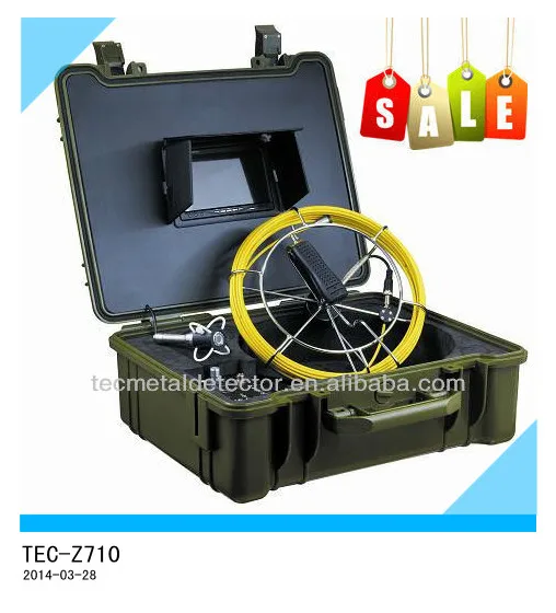 трубы камеры эндоскопа tec-z710dl водопровода инспекции камеры