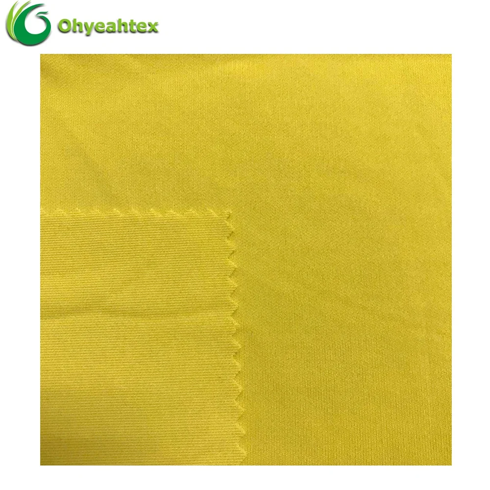 Knit Viscose Interlock 92 Rayon 8 Spandex Fabric For Garment