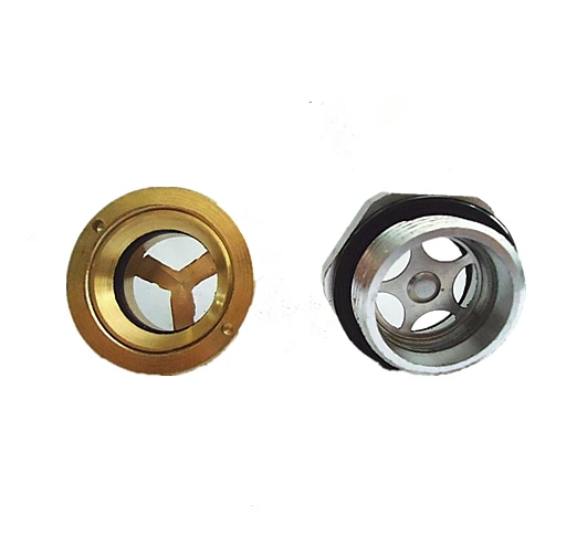 brass / aluminum oil level sight glass