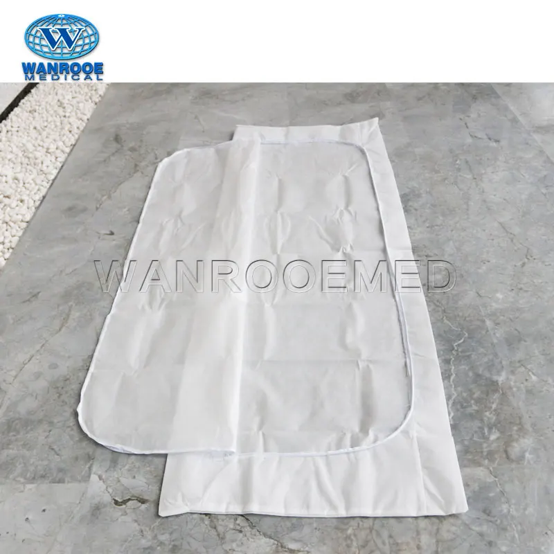GA400 Medical Mortuary White Non-woven Cloth Dead Cross Body Packing Bag