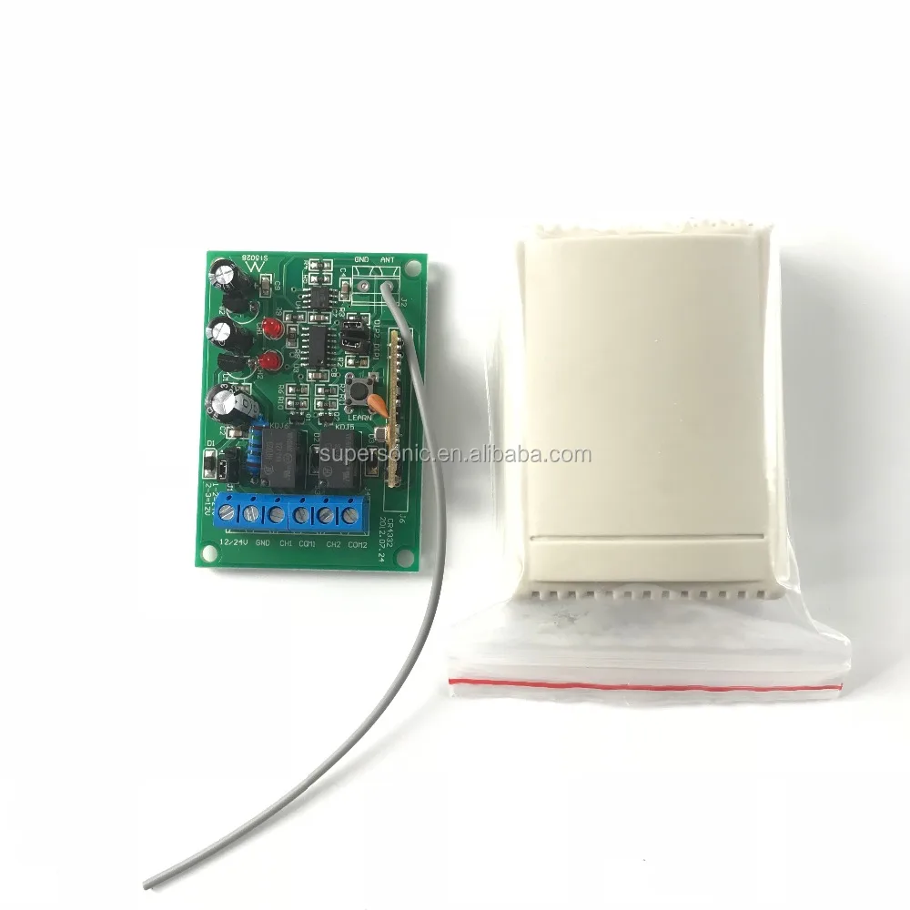 gate opener  receiver  433MHZ code