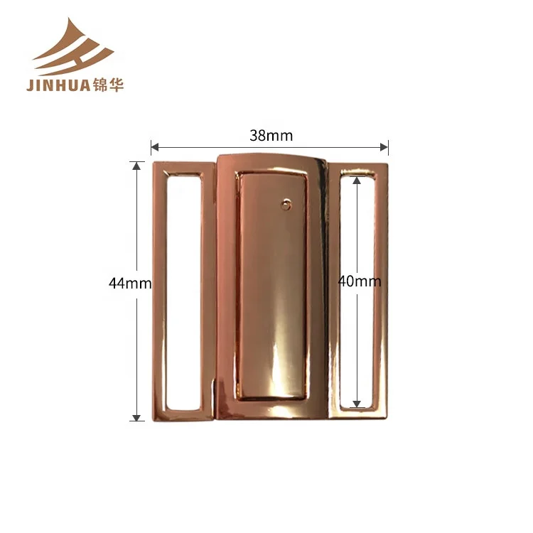 Оптовая продажа, аксессуары для нижнего белья, металлический бюстгальтер с застежкой спереди, застежка для купальника