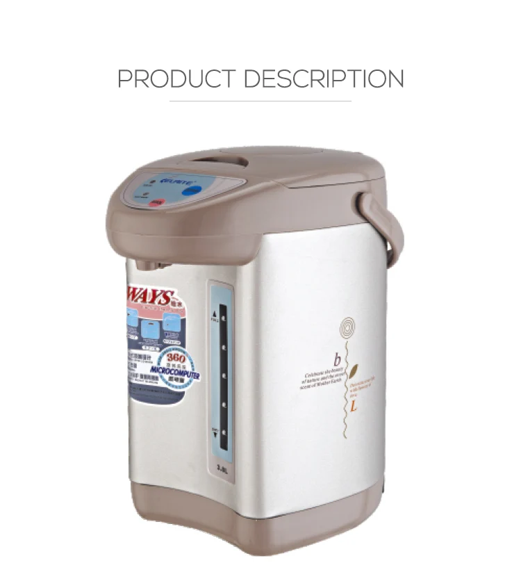 
Hot Sale 3.5L Electric Thermo Pot For Hotel,premium quality electric thermo pot electric air pot 