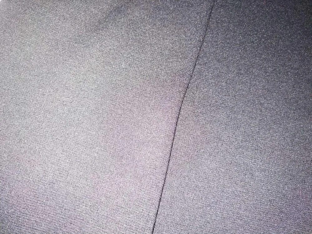 Spun poly polyester spandex ponte de roma fabric