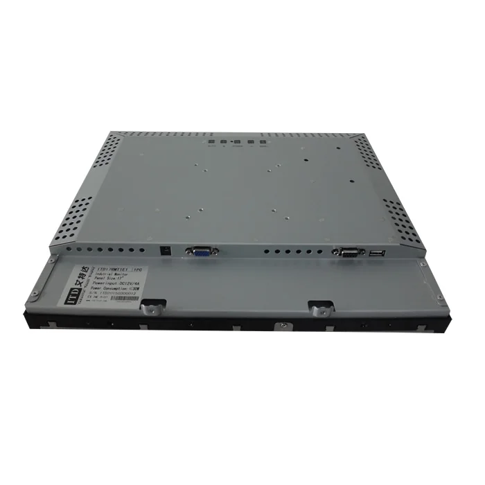 15 inch industrial open frame lcd touch monitor with saw touch for kiosk, ATM