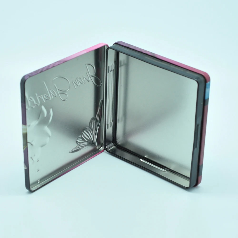 Tin box Square CD treasure tin case cover CD case