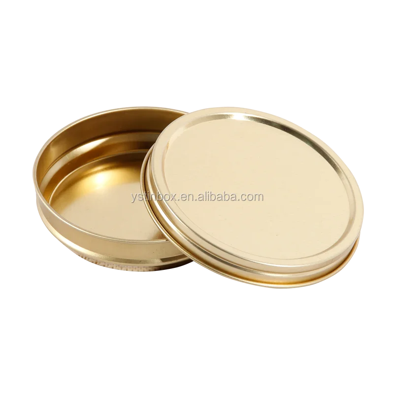 Golden First Class High Quality Caviar Food Packaging Tin Cans