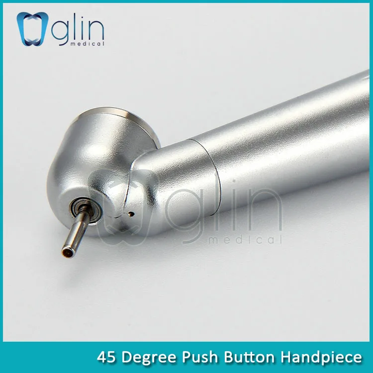 Dental High Speed Push Button 45 Degree Handpiece