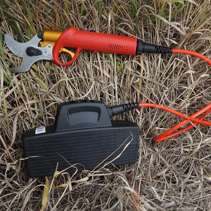 Sum-sung battery powered electric pruning shears, telescopic long reach pruner