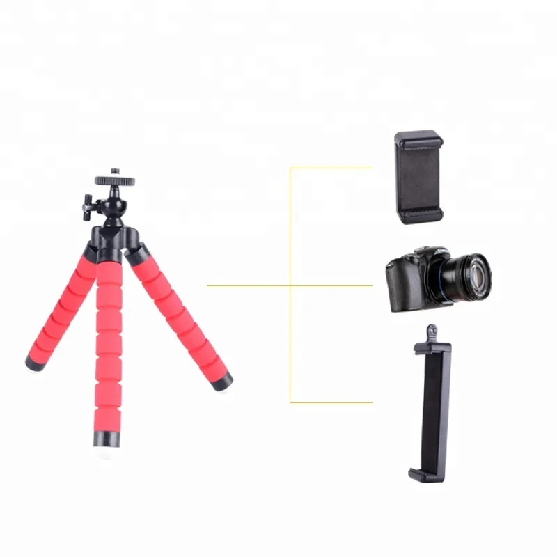 Kernel Cell Phone Tripod Stand - Flexible Tripod for iPhone or Android with Remote- Mini Tripod
