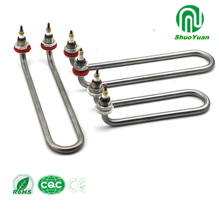 flange electric immersion water copper heating element