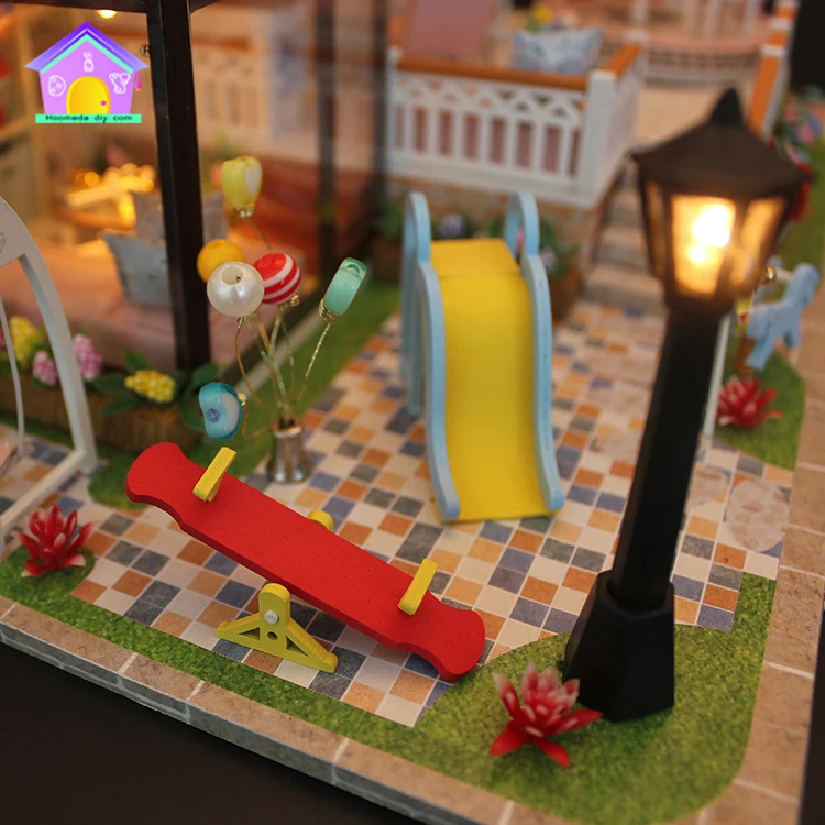 Wholesale wooden doll house furniture model with furniture best friend birthday wishes