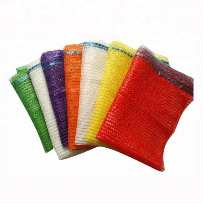 Heavy Duty Plastic Red Color Mesh Bag Storage Onion Bag