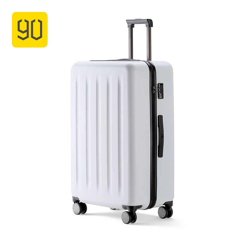 Xiaomi 90FUN 100% PC Suitcase Colorful Rolling Luggage Lightweight Carry on Spinner Wheel Travel TSA lock women men 20inch