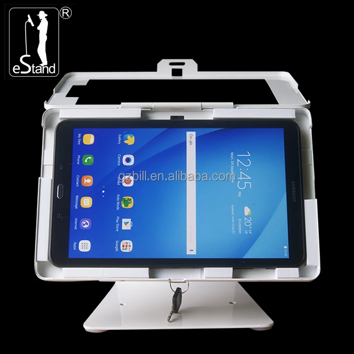 eStand BR24012R restaurant emenu ordering stand security tablet mounting case for Samsung tabA