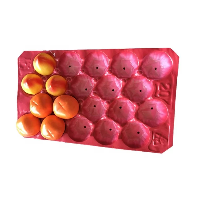 
Apple/Peach/Pear/Kiwi Fruit Vacuum Thermoformed Plastic Packaging Tray 