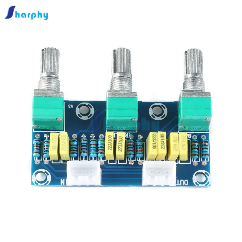 XH-M802 Passive Tone Board Amplifier Preamp Power Module Low High Sound Adjustment XH-M802 DIY PCB