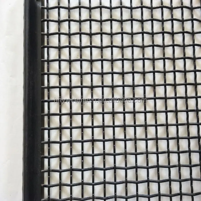
45# high carbon steel woven screen vibration screen mesh stone crusher screen 
