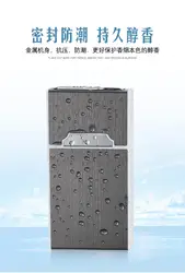 Wholesaler Promotion Plastic Cigarette Case Hold 20PCS With USB Rechargeable Arc Lighter