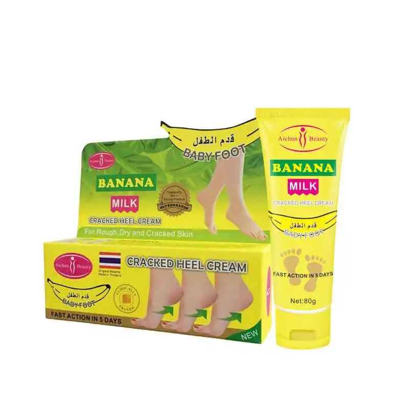banana milk  foot cream care prevent dry crack repair moisturize moisturizing hand foot nourishing cream