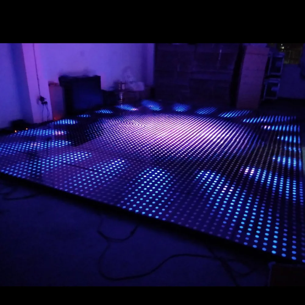 
CE rohs certificates P8 LED video dance floor display bar nightclub disco DMX led light source IP65 video led dancing floor 