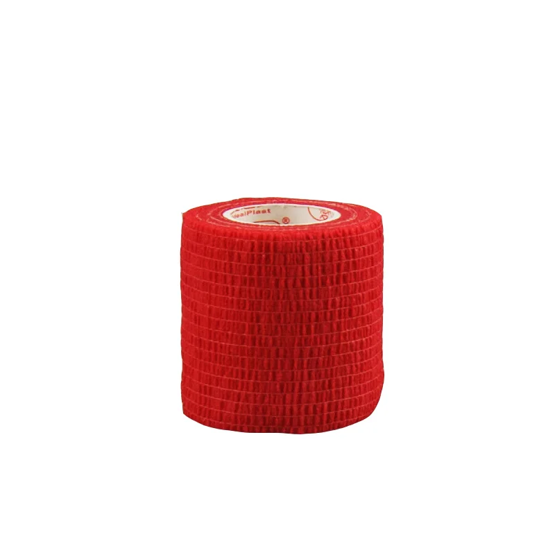 Wholesale Idealplast colorful cohesive bandages self adhesive sports tape for protecting ankle