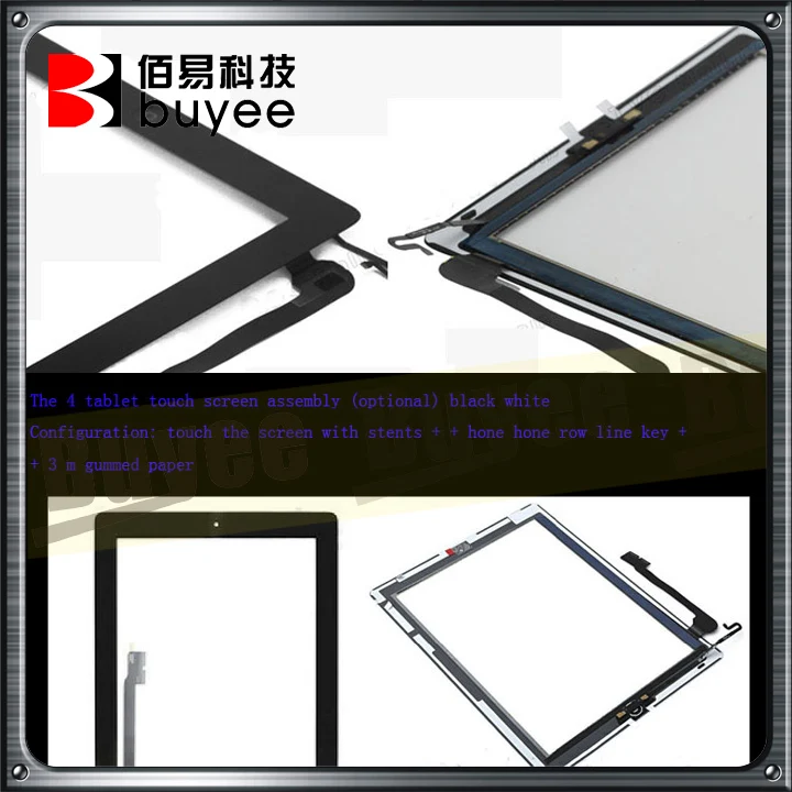 оптовая цена сенсорный экран дляipad 4 сенсорного планшета от шэньчжэнь завода