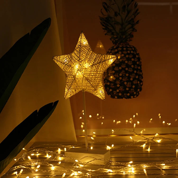 Highly acclaimed Wholesale christmas lampara led luna moon star shape fairy ramadan night light indoor