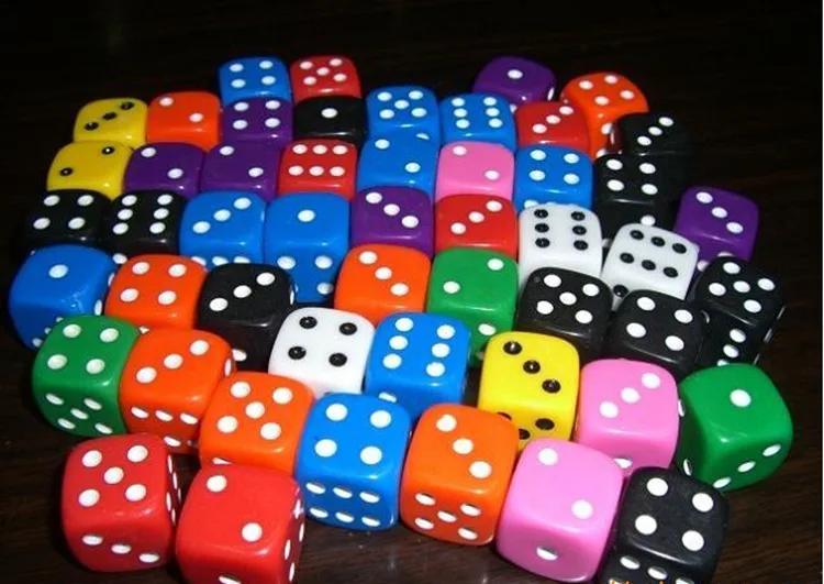 
16 mm Round-corner Acrylic Dice for Casino Game 
