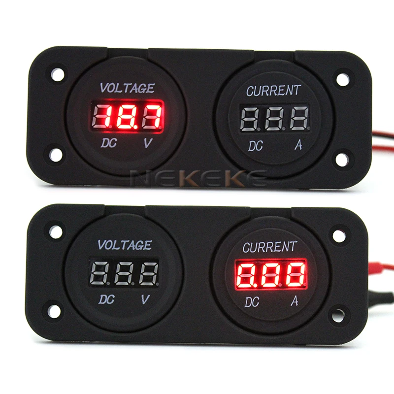 12 В Вольтметр/Амперметр сочетание панель для автомобиля лодке