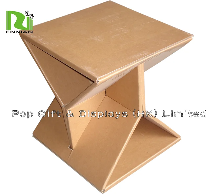 Special New Design Corrugated Cardboard Foldable Table Furniture For Home cardboard chair
