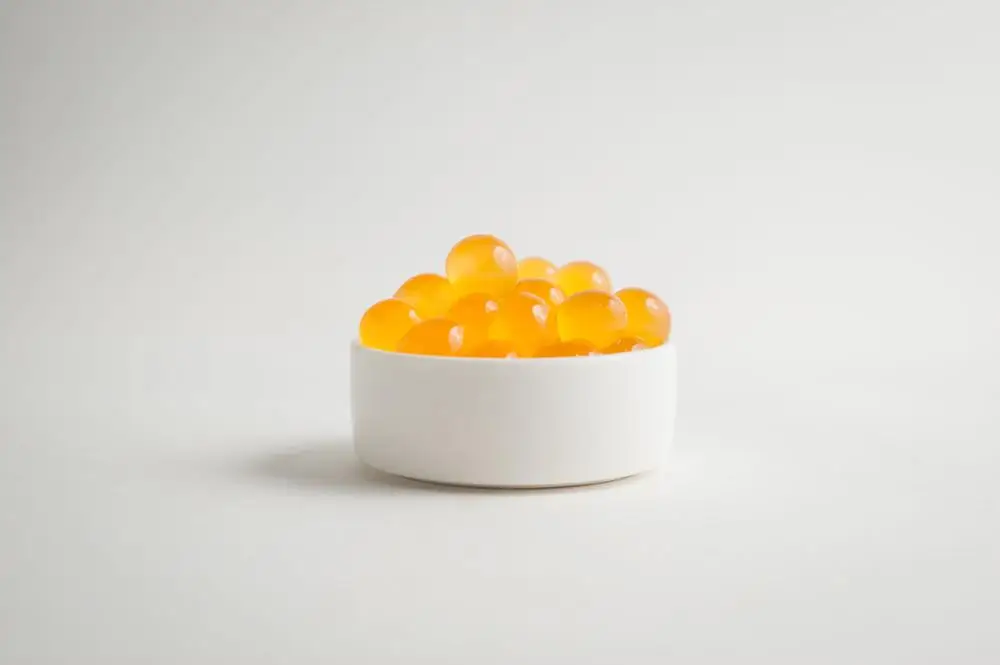 
Best Selling Juicy Mango Popping Boba Jelly Balls 