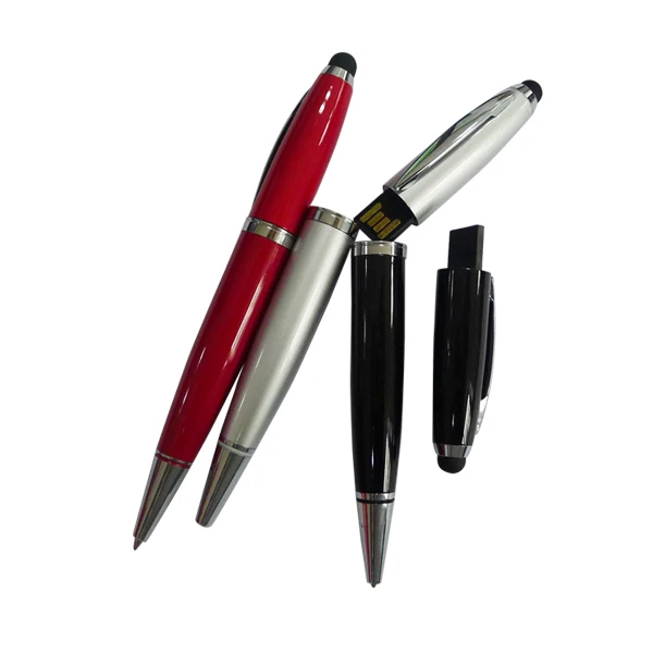 Luxury Multi function metal pen 8GB/16GB/32GB/64GB USB Flash drive pen stylus ball pen with custom logo