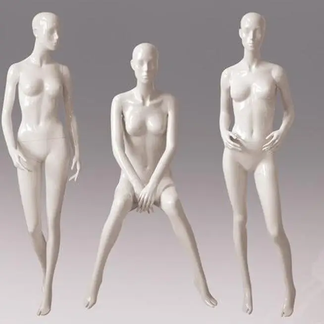 adjustable tailor full body matt white female clothes window display dummy dressmaking mannequin