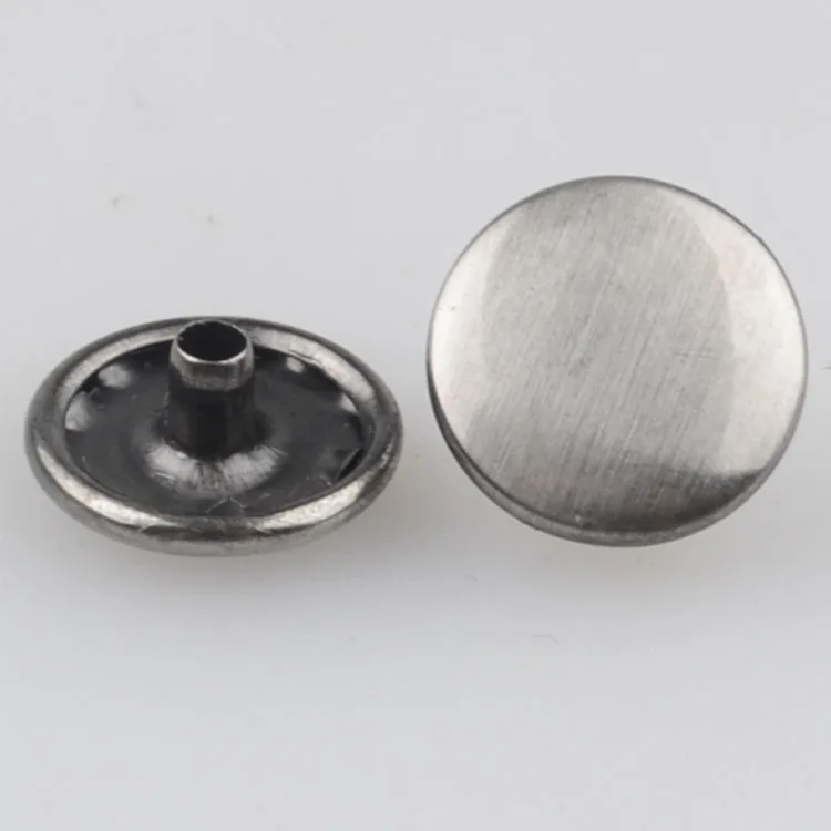 Metal snap button garment round snap button gun metal snap button