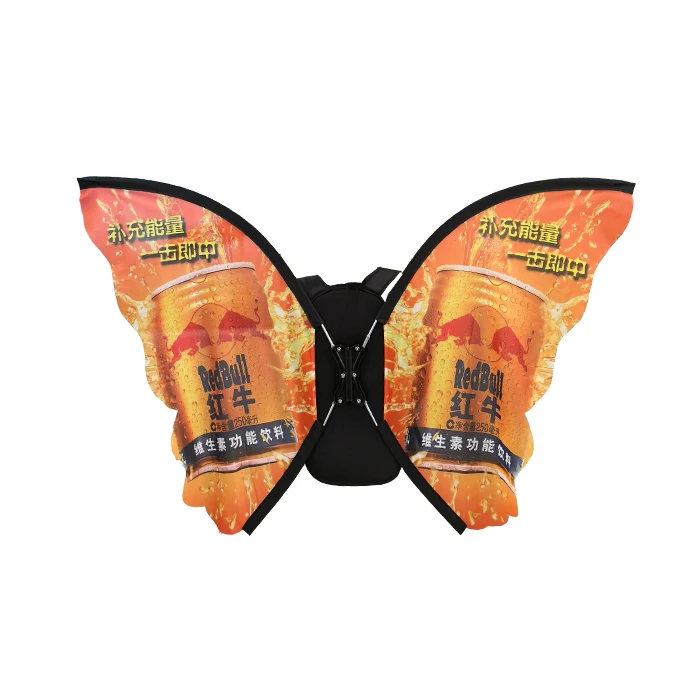 Портативный светодиодный рюкзак для прогулок, мобильный рекламный щит, рюкзак, пляжный флаг